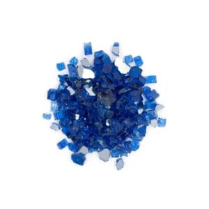 fire glass color electric blue for fire tables and fire bowls top